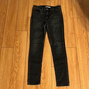 Levi’s off black 721 high rise skinny